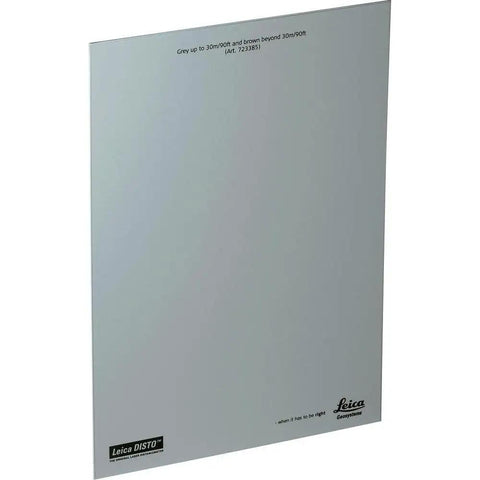 Hella Sturdy Big Target Plate For Laser Distance Meters heavy duty white plastic reflector 8.5x11 inch survey tool.