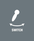 Switch lever illustration for Ultra Slim Metal Ratchet Set With Switch Lever And Long Handle For Easy Swaps One Quarter Inch Drive