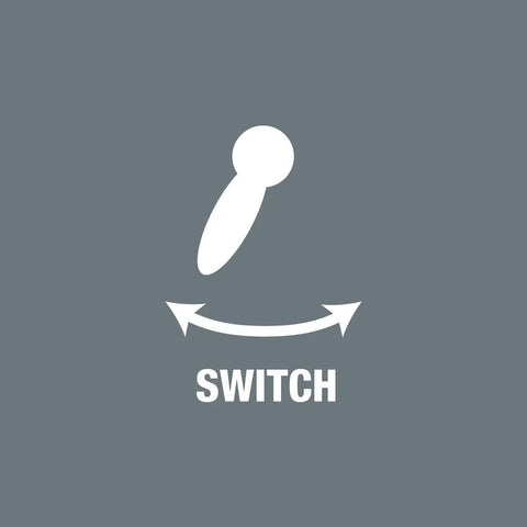 Switch lever illustration for Ultra Slim Metal Ratchet Set With Switch Lever And Long Handle For Easy Swaps One Quarter Inch Drive