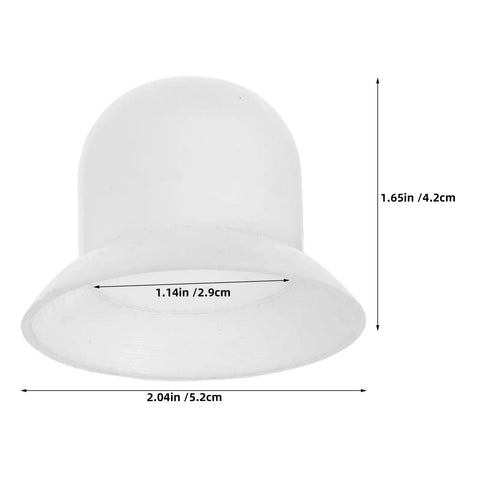 Stylish Patio Umbrella Top Cap Replacement Kit For Outdoor Canopies With Wind Resistance And Easy DIY Installation To Save Cash On Backyard Sun Shades, white 5.2cm cap