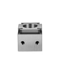 Four Pack Built Tough CNC Vise Clamp Blocks Slick Aluminum Alloy Wedge Expander Setup For Square And Round Metal Stock, front view.