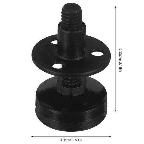 4 Pack Adjustable Furniture Leveling Feet For Cabinets Beds And Tables 3/8-16 Inch Threaded Legs 1.5 Inch Thread Length