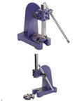 Heavy Duty Cast Iron Arbor Press 0.5 To 2 Ton Desktop Punch Machine For Stamping Bending Stretching And Forming Metal Sheets With Zero Sweat Precision Control On Your Bench viewed from multiple angles.