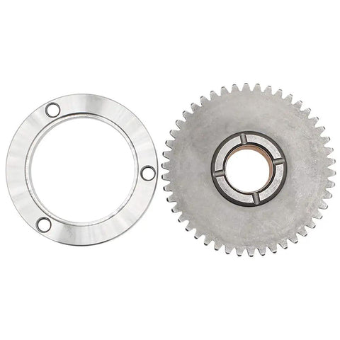 Badass One Way Starter Clutch For Yamaha Ttr125 E Ttr125 R 2003 Through 2007 Tough As Nails Bearing Kit showing metal gear and plate.