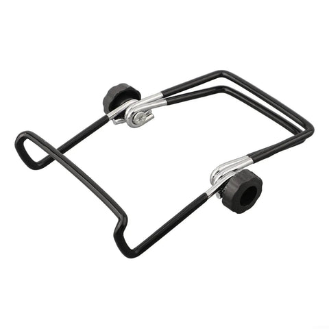 Two Pack Foldable Solar Panel Mounting Brackets with Adjustable Stands, beefy metal support shown on a white background