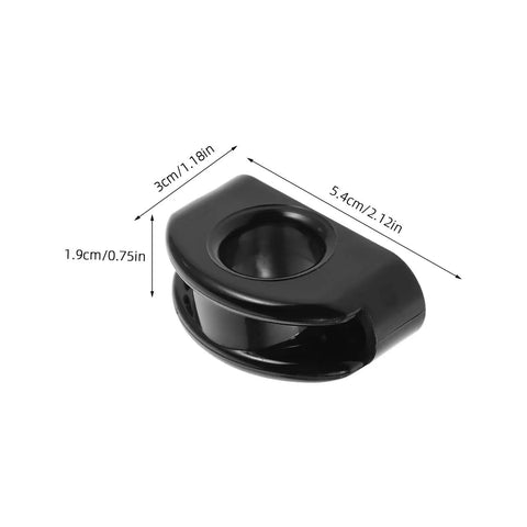Pair Of Large Nylon Kayak Pulleys With Rolling Bearings For Smooth Wire Guidance On Boats Canoes Yachts And Fishing Gear