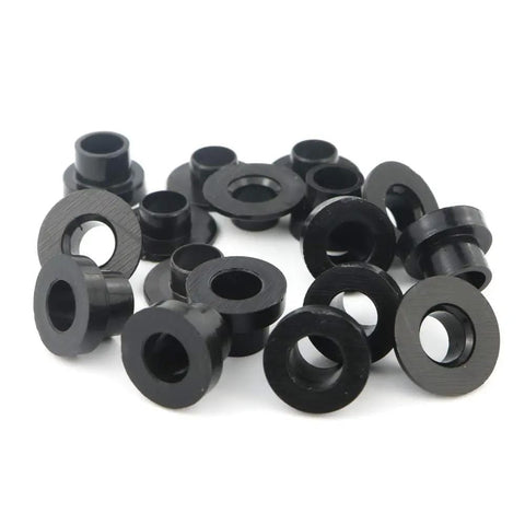 Motorcycle Fairing Bolt Kit for CBR1000RR 2006 2007 Body Screws and Fasteners Titanium Finish Durable Electroplated Matte Black Hardware With One Year Guarantee and Easy Install - black metal washers and fittings