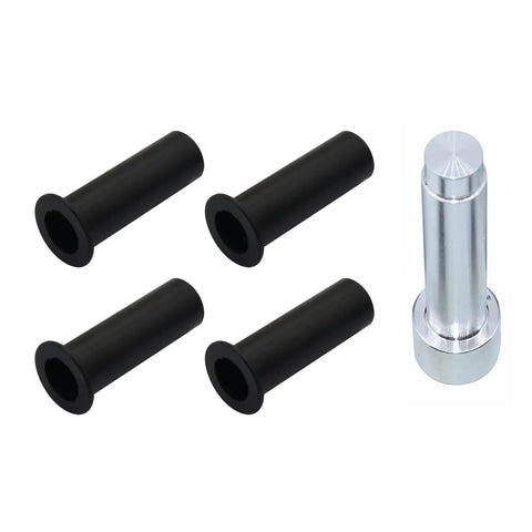 Door Hinge Pin Liners And Bushings Kit For Jeep Wrangler TJ YJ CJ LJ 1986-2006 DIY Ready Plug-And-Play Smooth Quiet Door Operation Easy Replacement Durable ABS Plastic Hinges Repair Set, 4 bushings and removal tool