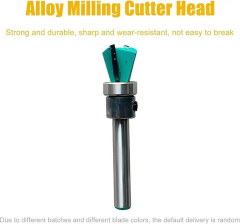 Alloy Milling Cutter Head featuring sharp blades, designed for durability and wear resistance in woodworking projects.