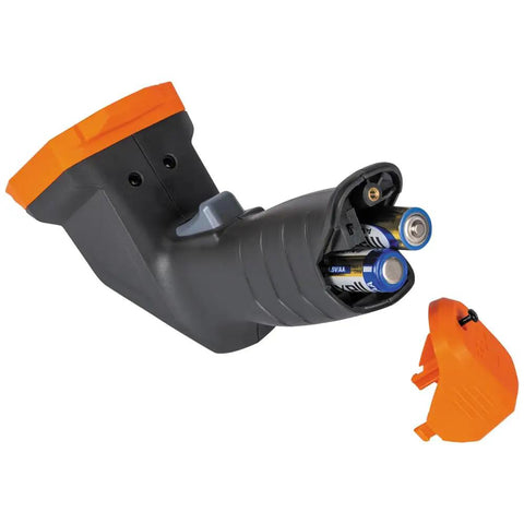 Dead On Electronic Stud Finder And Wall Scanner With Built In Bubble Level for nailing hidden wood and metal studs battery compartment view.