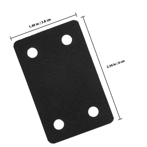 Six Pack Stainless Steel Straight Mending Plates For Wood Furniture Repair With Black Finish Easy To Install No Burr Design