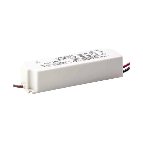 Heavy Duty Ip67 Waterproof Ac Dc Switching Power Supply 24V 0.84A, compact design for outdoor LED lighting and equipment.