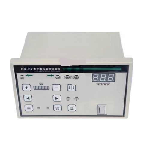 Front view of GD82 Photoelectric Correction Control System With Taper Tension Correction Controller for precise industrial alignment