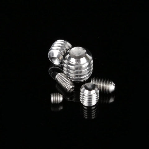 Close-up of stainless steel screws from 200 Piece Hex Set Screw Kit Stainless Steel M3 M4 M5 M6 M8 Socket Screws For Machinery