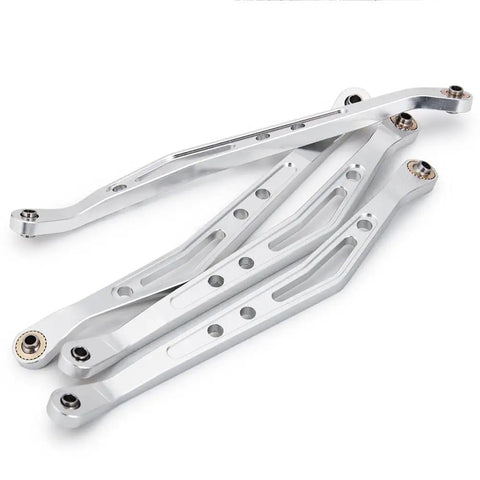 8 Piece Aluminum Alloy Chassis Linkage Rod Arm Set Upper And Lower Suspension Linkage For 1 By 10 Axial Wraith 90018 RC Car Upgrades