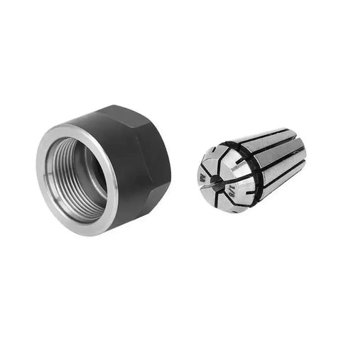 Top Pick 1 Pc Spring Collet Chuck Tool Holder For Lathe Milling Machining High Speed CNC Cutting Vibration Free Heavy Load Performance upgrade with black and silver design.