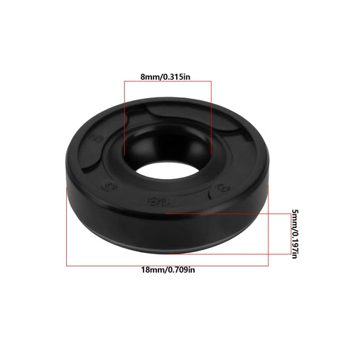 Milwaukee 2771-20 oil seal kit, 8x18x5mm nitrile rubber replacement, durable and leak-proof seal