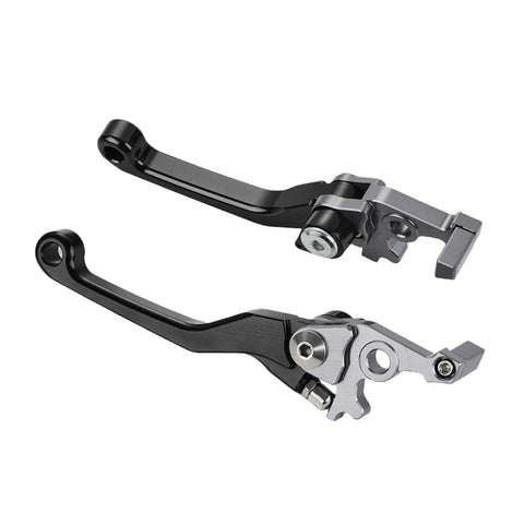 Foldable CNC Pivot Electric Dirt Bike Brake Clutch Lever For Tuttio Tutti Soleil 01 Ebike, black 6061 aluminum material