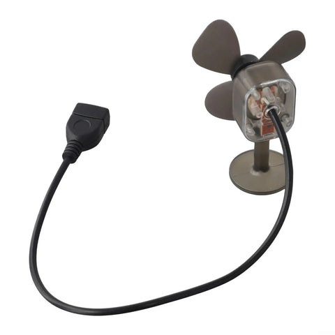 Portable Wind Turbine Generator For Camping And Hiking Mini Wind Power Charger With USB Output on white background