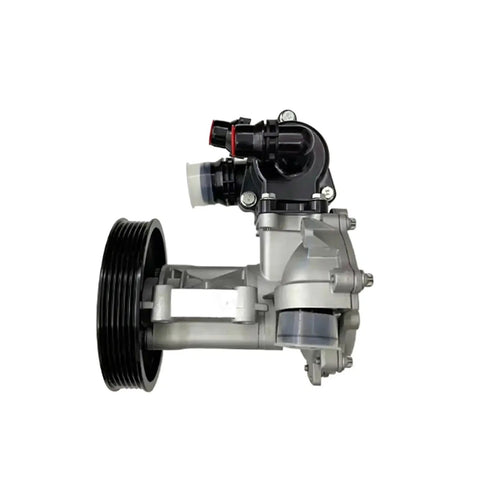 Coolant Water Pump Assembly Compatible For BMW Engine Cooling System OE 11517574119 side view showing durable design and pulley.