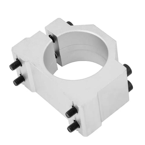 Heavy Duty Spindle Motor Mount Bracket Clamp Cast Aluminum Sturdy Upgrade For Cnc Engraving Machine 52Mm close-up of 52mm bracket