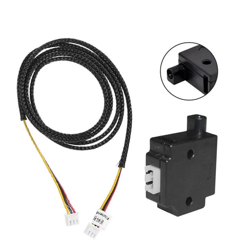 Plug And Play 3D Printer Filament Run Out Sensor Module Auto Pause Detection Lerdge Board Compatible with cables and connector