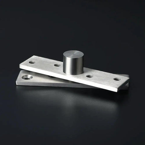 Heavy Duty 360 Degree Cabinet Pivot Hinge Smooth Spinning 304 Stainless Steel Secret Door Fixture, 100mm size.