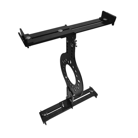 Wheel Fitment Simulator Tool Fits 14 To 20 Inch Rims With 5 Lug Bolt Patterns Checks Brake Caliper Gap Fast side view showing adjustable frame.