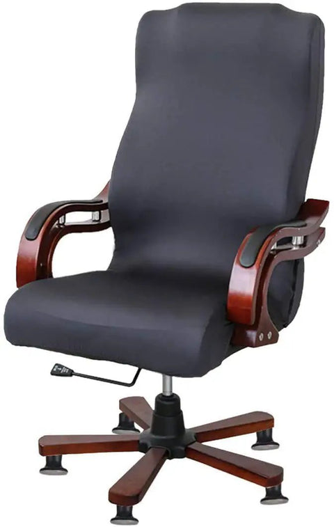 Straight Up Heavy Duty Low Profile Bell Glides For Office Chairs And Sitting Stations Smooth Operator on wooden office chair.
