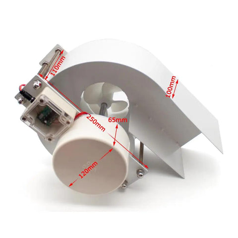 Micro Hydro Generator 150W With Low Drop Vortex Inlet Magnetic Levitation Water Turbine for renewable energy.