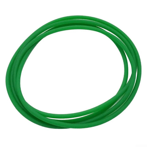 Replacement Belt For Indoor Cycling Roller Trainers, 5mm wide, 185cm perimeter, TPU material, green color.