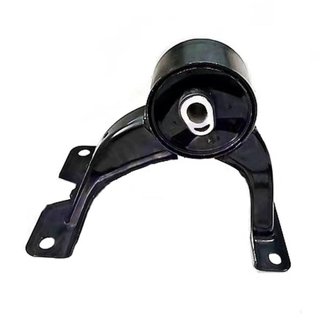 Premium 4 Pack Engine Motor Mount Set For Dodge Grand Caravan Chrysler Town And Country Ram Cargo Van And Volkswagen Routan V6 3.6 Liter showing engine mount in black finish with mounting brackets.