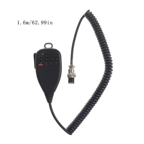 Eight Pin Plug Microphone With Clip On Handheld Mic For Radios And Built In Speaker Designed For Easy Talk And Listen On The Go