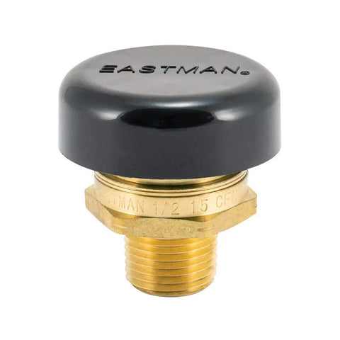 1/2 Inch MIP Vacuum Relief Valve For Plumbing, Brass Construction, Prevents Vacuum Siphon And Tank Damage, Model 60156
