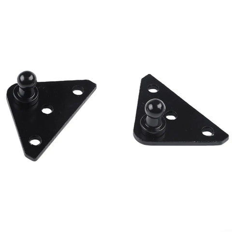 10mm Ball Stud Mounting Bracket Kit For Gas Struts Lift Supports Shocks And Springs 4 Piece Steel Hardware Set With L Type