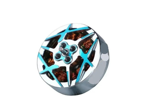 Top view of Beefy FPV Brushless Motor 1604 KV2850 6S Or KV3800 4S with visible copper coils for 3.5-inch drones.