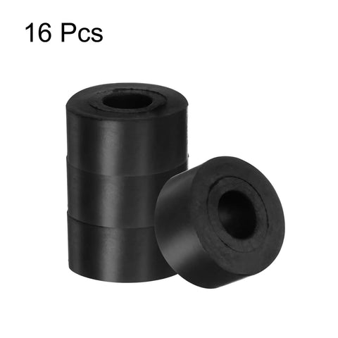 16 Pack Rubber Spacers 20mm OD 8mm ID 10mm Thick Anti Vibration Dampers for Home and Car