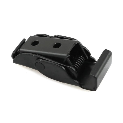 Black Stainless Steel Draw Toggle Buckle 2 Pack 40x16mm Beefy Heavy Duty Spring Loaded Hook Type Box Latch for maintenance