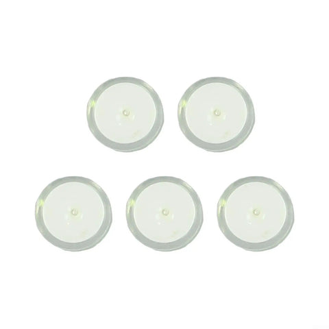 5pcs Round Bubble Levels for Precise for spirit Measurement 5pcs placed in a circular arrangement on a white background.