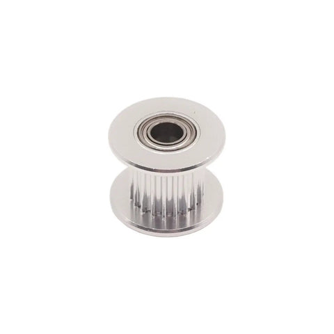 Aluminum pulley from 5M GT2 Timing Belt Kit For 3D Printers With 15mm Wide Belt Four 20 Tooth 5mm Bore Pulleys