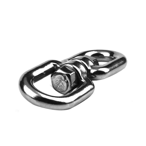 Hardcore 304 Stainless Steel Double Eye Swivel Anchor Link For Marine Boat Rigging Heavy Duty Hardware close-up view
