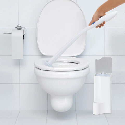 Toilet Wand Holder And Organizer Fits Clorox Toilet Wand And Disposable Scrubbing Pads Keeps Wand And Pads Neatly Stored