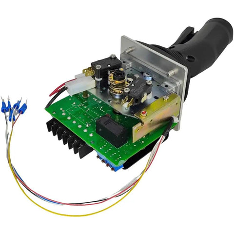 Straight Up Heavy Duty Single Axis Joystick Controller Compatible With Upright SL26 30RT Aerial Lift, internal circuitry view.