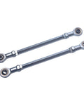 Two Pack 210mm Universal Steering Shaft Tie Rods Eleven Inch By Five Sixteenth Inch Plug And Play Go Kart ATV Replacement Parts Durable Steel Linkage For Quick Install And Long Lasting Performance, two steel tie rods