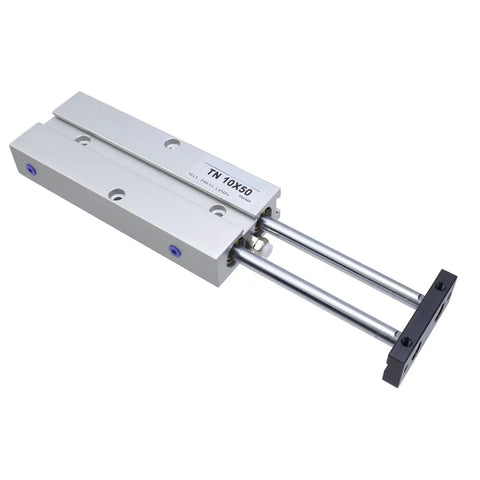 10Mm Bore 50Mm Stroke Aluminum Pneumatic Air Cylinder, Double Acting, Anti Rust Aluminum Alloy Construction, lightweight