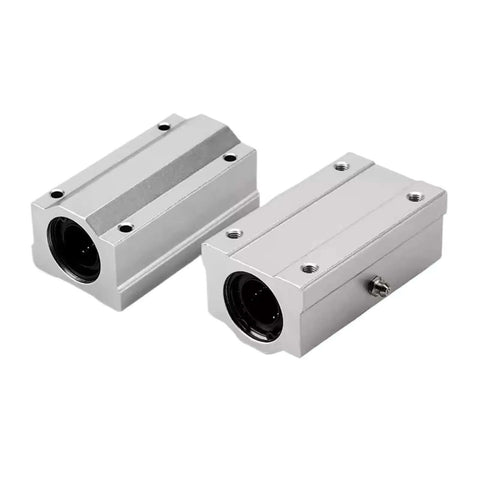 High Precision SCS20LUU Linear Guide Rail Kit With Four Bearing Blocks And Two 20mm Optical Axis Rods Plus SK20 Support, two bearing blocks