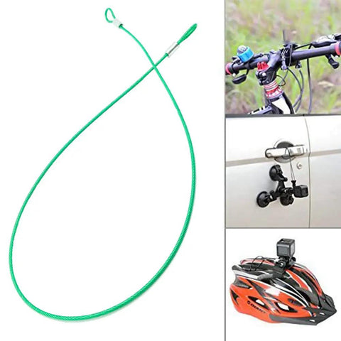 15 Pack 8 Inch Stainless Steel Tethers With Four Spring Snap Hook Clips Vinyl Coated Steel Wire Cable Lanyards For Secure Gear Attachments