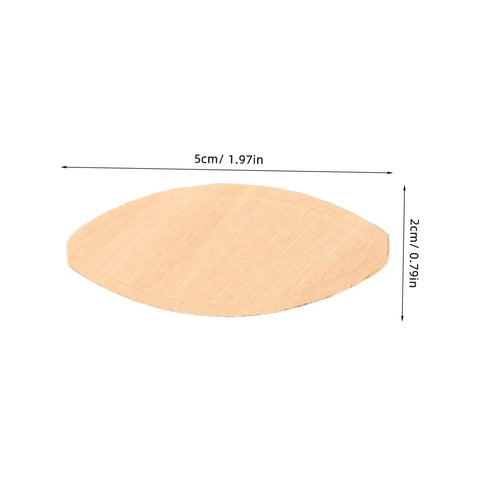 Top Shelf Woodworking Biscuit Joint Kit Brings You One Hundred Heavy Duty Biscuit Plates, 5cm x 2cm wooden joiner disc.