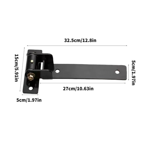 Heavy Duty Stainless Steel T Shape Barn Door Hinges With Smooth Bearing Built To Last For Commercial Gates And Garage Doors