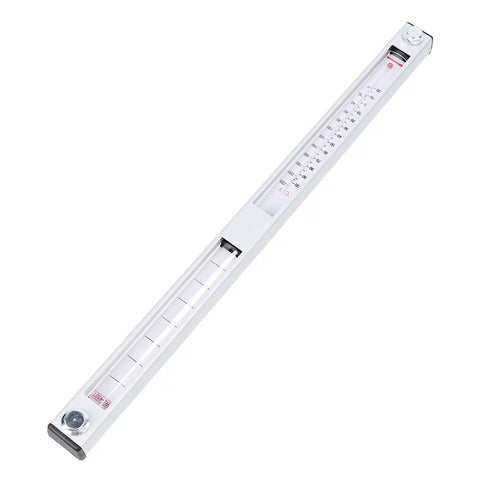 Oil Liquid Level Gauge Meter With Clear Glass Display For Hydraulic Systems And Coolant Tanks on white background
